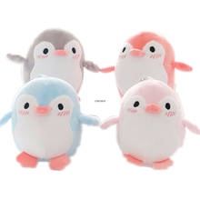 Pinguim de pelúcia, boneco de 10cm, cores mistas, algodão macio, brinquedo 2024 - compre barato