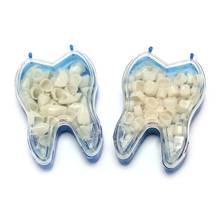 Coroa dental anterior de resina para clareamento dos dentes, 50 odontológicos realistas, coroa de dentes temporária de resina 2024 - compre barato
