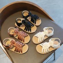 Children's Woven Sandals Boys And Girls 2021 Summer New Fashion Casual Student Shoes kids Open Toe Soft Bottom Beach Sasndals 2024 - buy cheap