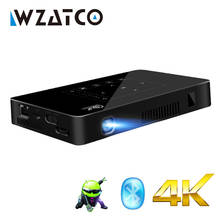 WZATCO Android 2G 16G P10 WIFI Bluetooth with Battery Support 1080P 4K Mini Projector Smart Home Theater Pocket LED Proyector UF 2024 - buy cheap