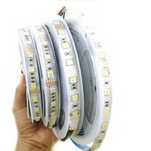 5IN1 RGB+CCT LED Strip 5050 60leds 30Leds /m 5 Colors in 1 chip CW+RGB+WW RGBW RGBWW flexible Led Tape Light DC 12V 24V 2024 - buy cheap