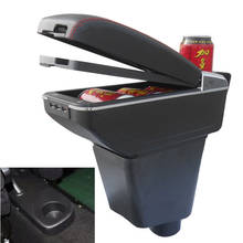 For Renault Clio Armrest Box Clio Mk4 Universal Car Central Armrest Storage Box cup holder ashtray modification accessories 2024 - buy cheap