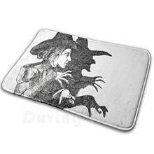 Wicked Witch Of The West Pen And Ink Drawing Soft Non-Slip Mat Rug 1962 Carpet Cushion Wicked Witch Witch Witchy Witches 2024 - buy cheap