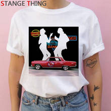 Pulp Fiction-Camiseta de dibujos animados para mujer, camiseta Harajuku Ullzang de los años 90, camiseta Vintage Grunge, camiseta estética para mujer 2024 - compra barato
