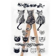 Cat Silicone Clear Seal Stamp DIY Scrapbooking Embossing Photo Album Decorative Paper Card Craft Art Handmade Gift 95AA 2024 - buy cheap