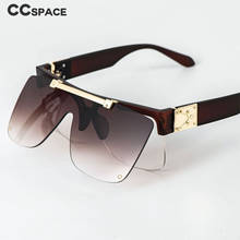 Steam Punk-gafas de sol plegables Retro Para hombre y mujer, lentes de gran tamaño con montura, UV400, 51010 2024 - compra barato