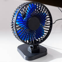 USB Desk Fan, Small but Mighty, Quiet Portable Fan for Desktop Office Table, 40° Adjustment for Better Cooling, 3 Speeds, Cord 4 2024 - buy cheap