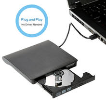 Unidad de DVD externa, reproductor de DVD portátil ultradelgado, USB 3,0, DVD-RW, grabador para Linux, Windows, OS 2024 - compra barato