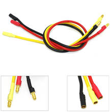 Conector de motor sem escova, cabo de extensão 16 awg 3 tamanhos 300mm 30cm 3.5mm dourado bala rc 2024 - compre barato