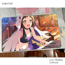 BanG Dream mousepad Colourful gaming mouse pad 700x400x4mm pc computer gamer accessories mat Xxl laptop desk protector pads 2024 - купить недорого