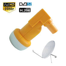 DVB-S/S2 HD digital satellite LNB dish antenna Waterproof KU Band Single LNBF tuner sks biss ccam key for smart android tv box 2024 - buy cheap
