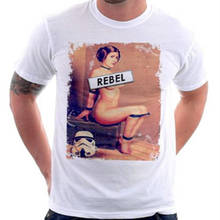 Princess Leia in bondage REBEL T shirt Men Han Solo Rebel Scum LP casual gift tee USA Size 2024 - buy cheap
