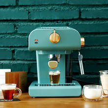 Máquina de café expresso automática com espumante de leite embutido cappuccino e café com leite vintage design máquina de café 2024 - compre barato