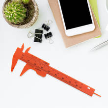 Mini 80mm Double Scale Plastic Vernier Caliper Ruler Gauge Sliding Micrometer Student Calipers Size Measuring Tools 2024 - buy cheap