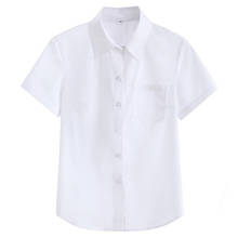 Blusa gótica lolita de manga curta, camiseta feminina de verão com bolso, blusa branca para escola e faculdade, plus size 2024 - compre barato