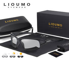 LIOUMO-gafas de sol polarizadas fotocromáticas para hombre y mujer, antideslumbrantes lentes cuadradas, para conducción deportiva 2024 - compra barato