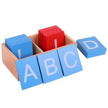 Montessori Kids Language Training Teaching Aids English Letters Letter Board Dropship 2024 - buy cheap