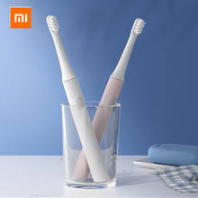 Original Xiaomi Mijia T100 Mi Smart Electric Toothbrush 46g 2 Speed Xiaomi Sonic Toothbrush Whitening Oral Care Zone Reminder 2024 - buy cheap