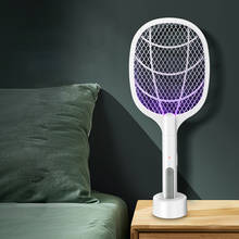 3000V Electric Fly Swatter Mosquito Killer With UV Lamp 1200mAh Rechargeable Bug Zapper Summer Fly Swatter Trap Insect Racket 2024 - buy cheap