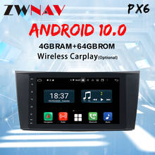 Para benz e-class w211 2002-2008 carplay android 10.0 tela carro multimídia dvd player gps navi rádio auto unidade de cabeça estéreo de áudio 2024 - compre barato