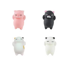 Mini Soft Cute Cat Pattern Wipes Stress Ball Squeeze Rising Funny Toys Pressure Relief Toys 2024 - buy cheap