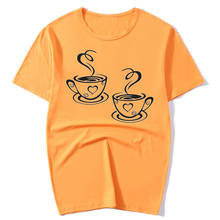 Camisetas coloridas para mujer, camiseta naranja gótica de dibujos animados, camiseta vintage para mujer, ropa de estética, ropa de calle para mujer 2024 - compra barato