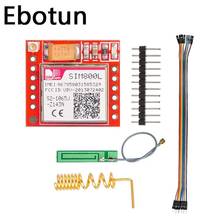 Mini menor sim800l gprs gsm módulo cartão microsim núcleo placa sem fio quad-band ttl porta de série com antena diy 2024 - compre barato