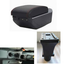 For ford Ka+ Plus armrest box USB Charging heighten Double layer central Store content cup holder ashtray accessories part 2024 - buy cheap