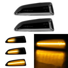 2pcs For Opel Vauxhall Astra J K Crossland X Grandland Insignia B Flowing Turn Signal Light Dynamic LED Side Marker Lights 2024 - buy cheap