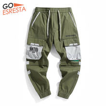 Goesresta Tide Brand Multi-pocket Cargo Pants Men Hip Hop Joggers Streetwear Trousers Casual Loose Plus Size Track Pants For Men 2024 - buy cheap
