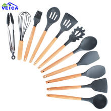 3 Color Silicone Kitchen Tools Cooking Sets Soup Spoon Spatula Non-stick Shovel Utensils Baking Special Heat-resistant 2024 - buy cheap