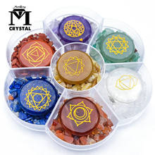 Natural Crystal Stone Seven Chakras Healing Stone Energy Gemstone Choker Reiki 7 Chakra Yoga Gift 2024 - buy cheap