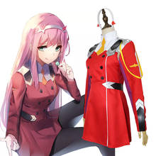 Traje de Anime Darling In The Franxx 02 para mujer, traje del equipo nacional Crane Hope, ropa de Cosplay azul, punto 2024 - compra barato