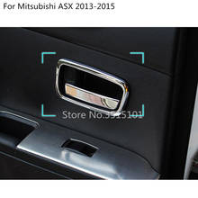 Car Cover Trims ABS Chrome Body Door Interior Inner Built Handle Bowl 4pcs For Mitsubishi ASX 2013 2014 2015 2024 - buy cheap