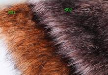 Fábrica de pelúcia tingido apontado acrílico poliéster duas cores lobo cachorro pelúcia tecido 2024 - compre barato