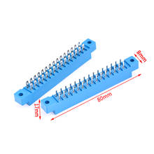 Borda da placa de conector de fileira, 30 pinos 3.96mm passo 805 slot de solda pcb 2x15 soquete, 1 peça 2024 - compre barato