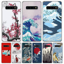 Японский художественный чехол для Samsung Galaxy A51 A71 A50 A10 A20E A30 A40 A70 M30S A01 A21 A6 A7 A8 A9 Plus + чехол 2024 - купить недорого