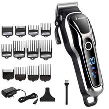 cordless hairdressing hair clipper professional adjustable hair trimmer men rechargeable electric hair cutter machine hair cut 2024 - buy cheap