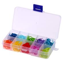 120pcs/Box Mix Color Plastic Resin Small Clip Locking Stitch Markers Crochet Latch Knitting Tools Needle Clip Hooks 2024 - buy cheap