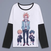 My Hero Academia T-Shirt Midoriya Izuku deku Bakugou Todoroki Cotton Casual T-Shirt Tee Long Sleeve Full T Shirt 2024 - buy cheap