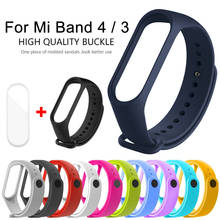 Bracelet for Xiaomi Mi Band 5 4 Strap Mi 5 4 Sport Silicone Wrist Watchband for Mi Band 5 4 3 NFC Waterproof Replacement Strap 2024 - buy cheap