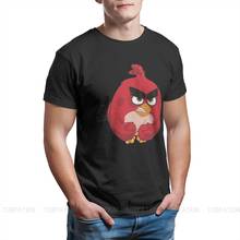 Hombres Angry Birds Bad Pigs la mayoría de los juegos convencionales, camiseta de estilo de manga corta, camisetas de algodón puro de Pájaro Rojo Harajuku 2024 - compra barato