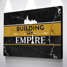 Home Decor Canvas Building My Empire Painting Pictures Vintage Wall Art HD Prints Modular Nordic Poster No Frame For Living Room 2024 - buy cheap