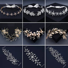 Miallo Fashion Rhinestone Bridal Wedding Headband for Women Hair Accessories Silver Color Hair Jewelry Prom Headpiece Gifts 2024 - buy cheap