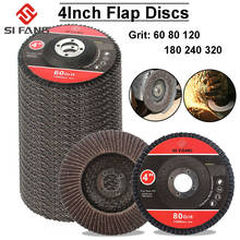 10pcs 100mm Flap Discs Grinding Wheels Blades for Angle Grinder Sanding Disk Abrasive Tools 60/80/120/180/240/320 Grit 2024 - buy cheap