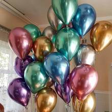 Balões metálicos de sereia, balão de metal para decoração de festa de aniversário, de pérola, hélio, para decoração de casamento, globos 2024 - compre barato