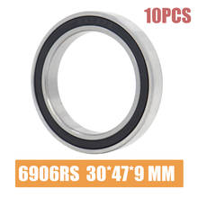 6906-2RS Bearing ABEC-1 10PCS 30x47x9 mm Thin Section 6906 2RS Ball Bearings 6906RS 61906 RS 2024 - buy cheap