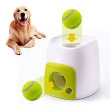 Automático cão bola lançador cão bola jogando brinquedo interativo brinquedo do animal de estimação jogando jogo incluindo tênis lançamento 2024 - compre barato