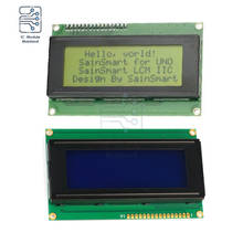 1 шт ЖК-дисплей 2004 2004 20x4 Модуль платы ЖК-дисплея 3,3 В синий/желтый 20*4 LCD 2004 для Arduino 2024 - купить недорого