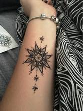 Waterproof Temporary Tattoo ancient Classical totem star tatto stickers flash tatoo fake tattoos  for girl men 2024 - buy cheap